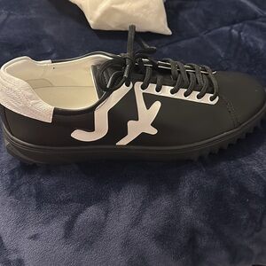 Stylish Black and White Men's Sneakers